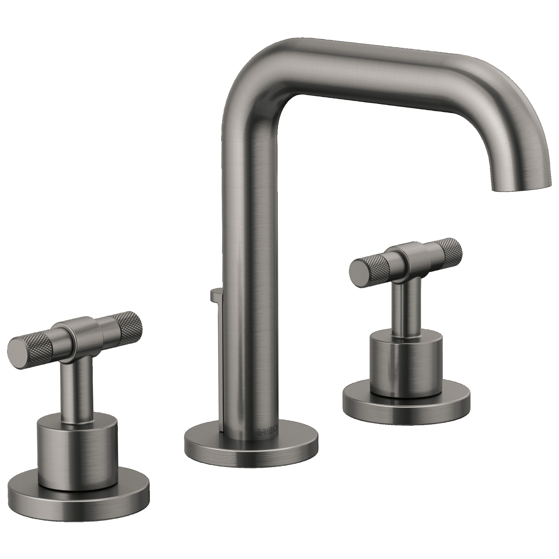 Brizo Litze Widespread Lavatory Faucet with High Spout - Less Handles 1.2 GPM - Complete Kit - Brilliance® Luxe Steel®
