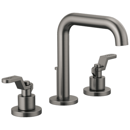 Brizo Litze Widespread Lavatory Faucet with High Spout - Less Handles 1.2 GPM - Complete Kit - Brilliance® Luxe Steel®