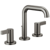 Brizo Litze Widespread Lavatory Faucet with High Spout - Less Handles 1.2 GPM - Complete Kit - Brilliance® Luxe Steel®