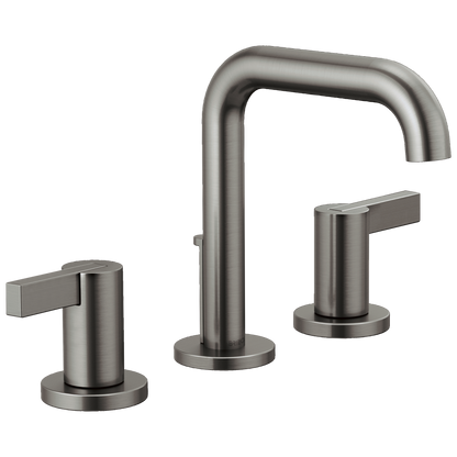 Brizo Litze Widespread Lavatory Faucet with High Spout - Less Handles 1.2 GPM - Complete Kit - Brilliance® Luxe Steel®