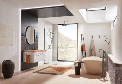 Litze Single-Handle Freestanding Tub Filler - Less Handle lifestyle