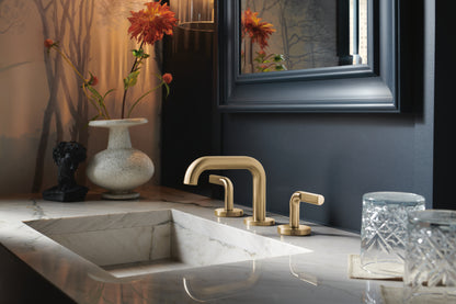 Litze Widespread Lavatory Faucet with Low Spout - Less Handles 1.5 GPM lifestyle