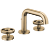 Brizo Brizo Widespread Lavatory Faucet with Low Spout - Less Handles 1.5 GPM - Complete Kit - Brilliance® Luxe Gold®