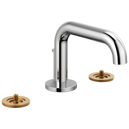 Litze Widespread Lavatory Faucet with Low Spout - Less Handles 1.5 GPM - Polished Chrome