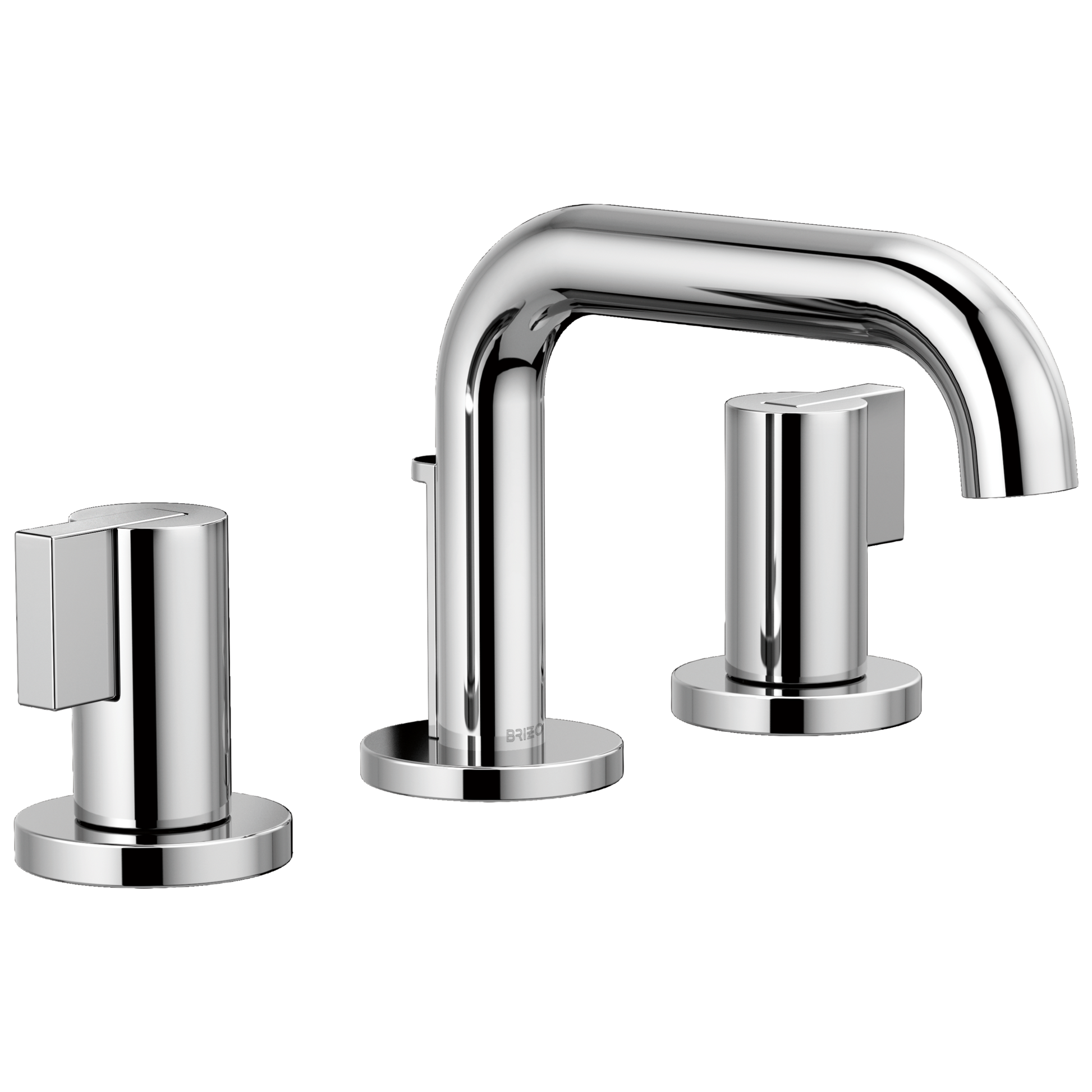 Brizo Litze Widespread Lavatory Faucet with Low Spout - Less Handles 1.5 GPM - Complete Kit - Polished Chrome