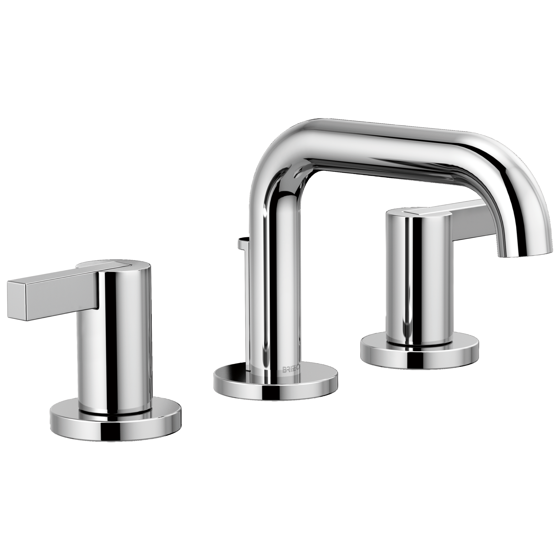 Brizo Litze Widespread Lavatory Faucet with Low Spout - Less Handles 1.5 GPM - Complete Kit - Polished Chrome