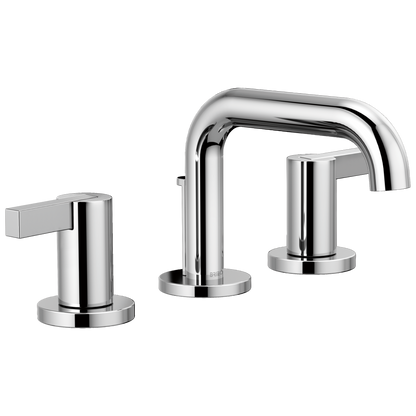 Brizo Litze Widespread Lavatory Faucet with Low Spout - Less Handles 1.5 GPM - Complete Kit - Polished Chrome