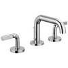 Brizo Litze Widespread Lavatory Faucet with Low Spout - Less Handles 1.5 GPM - Complete Kit - Polished Chrome