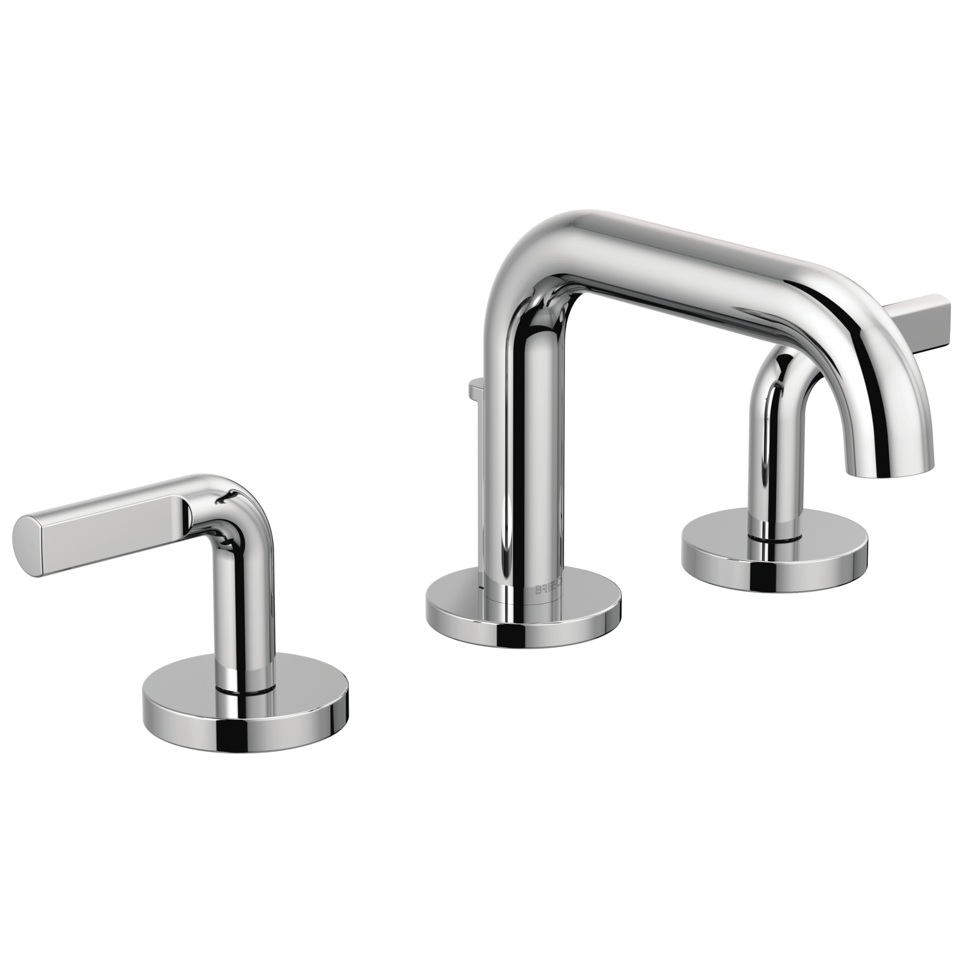 Brizo Litze Widespread Lavatory Faucet with Low Spout - Less Handles 1.5 GPM - Complete Kit - Polished Chrome