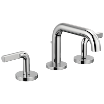 Brizo Litze Widespread Lavatory Faucet with Low Spout - Less Handles 1.5 GPM - Complete Kit - Polished Chrome