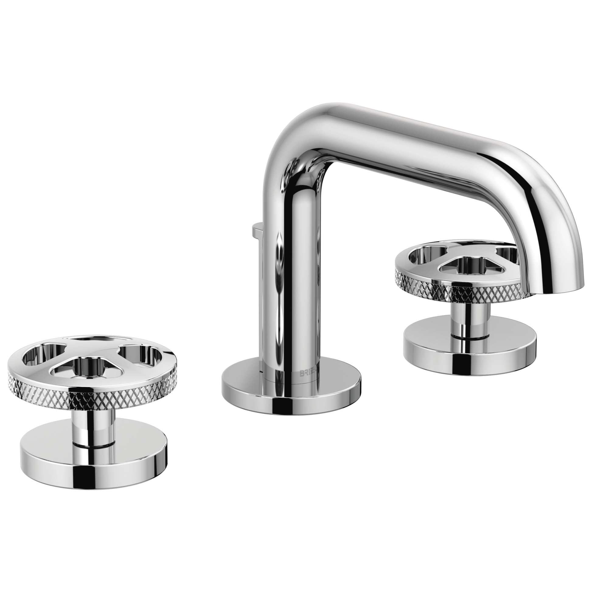 Brizo Litze Widespread Lavatory Faucet with Low Spout - Less Handles 1.5 GPM - Complete Kit - Polished Chrome