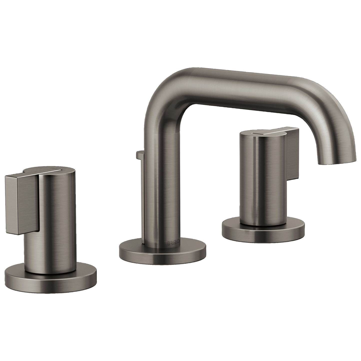 Brizo Litze Widespread Lavatory Faucet with Low Spout - Less Handles 1.5 GPM - Complete Kit - Matte Black