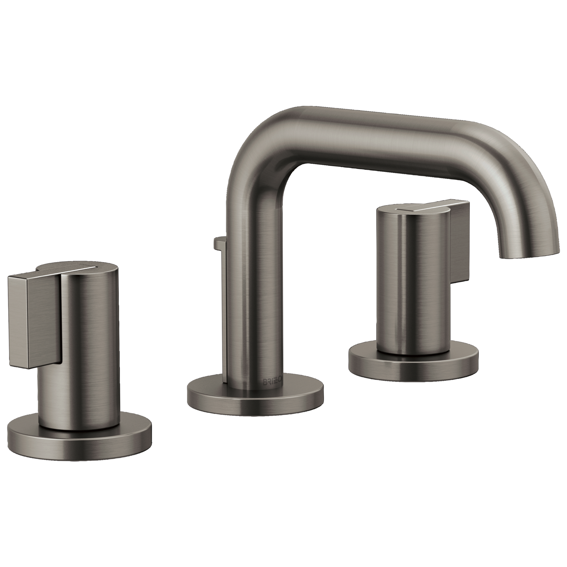 Brizo Litze Widespread Lavatory Faucet with Low Spout - Less Handles 1.5 GPM - Complete Kit - Matte Black