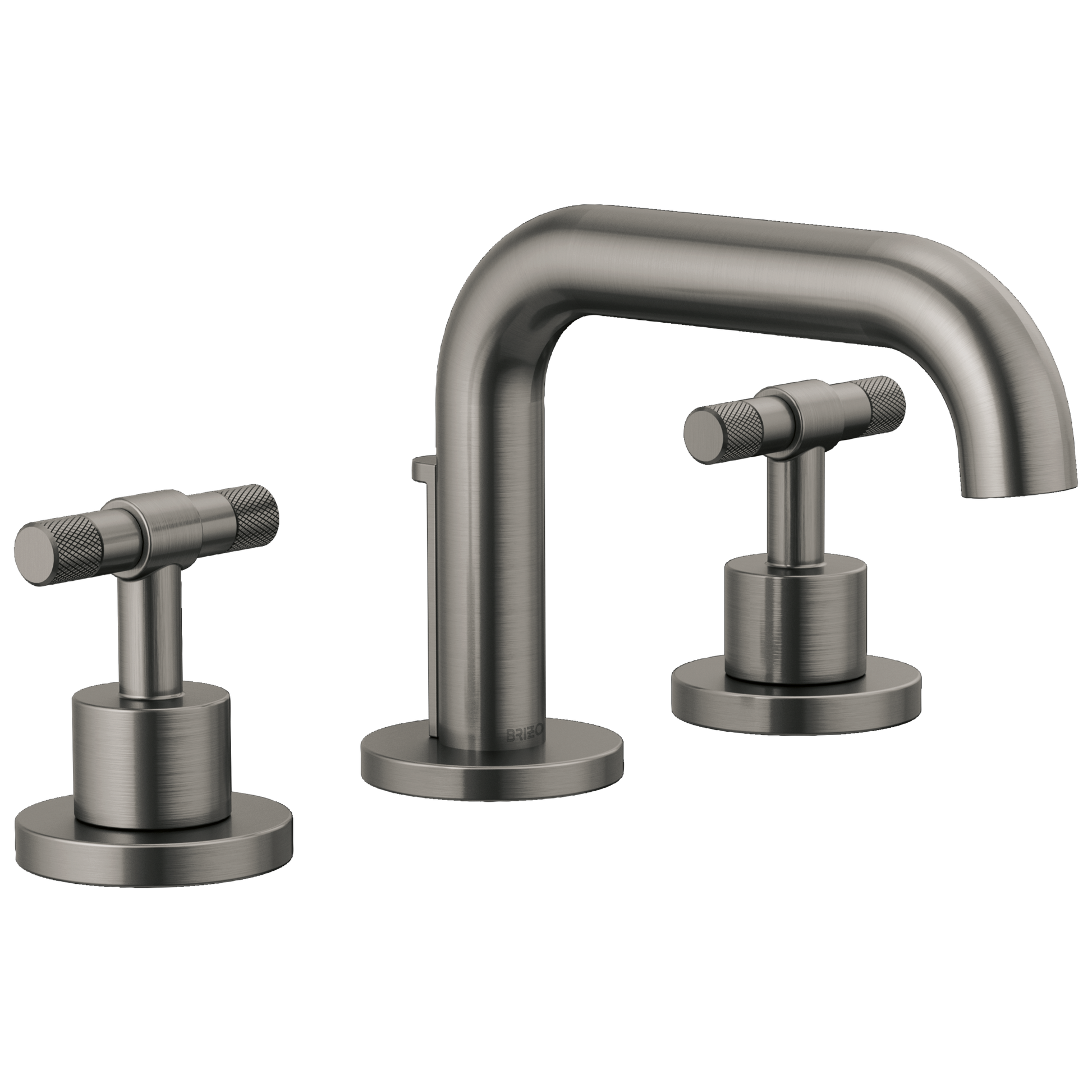 Brizo Litze Widespread Lavatory Faucet with Low Spout - Less Handles 1.5 GPM - Complete Kit - Matte Black