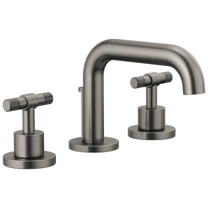 Brizo Litze Widespread Lavatory Faucet with Low Spout - Less Handles 1.5 GPM - Complete Kit - Matte Black