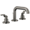 Brizo Litze Widespread Lavatory Faucet with Low Spout - Less Handles 1.5 GPM - Complete Kit - Matte Black