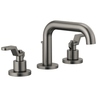 Brizo Litze Widespread Lavatory Faucet with Low Spout - Less Handles 1.5 GPM - Complete Kit - Matte Black