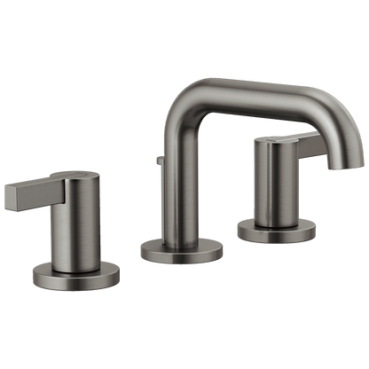 Brizo Litze Widespread Lavatory Faucet with Low Spout - Less Handles 1.5 GPM - Complete Kit - Matte Black