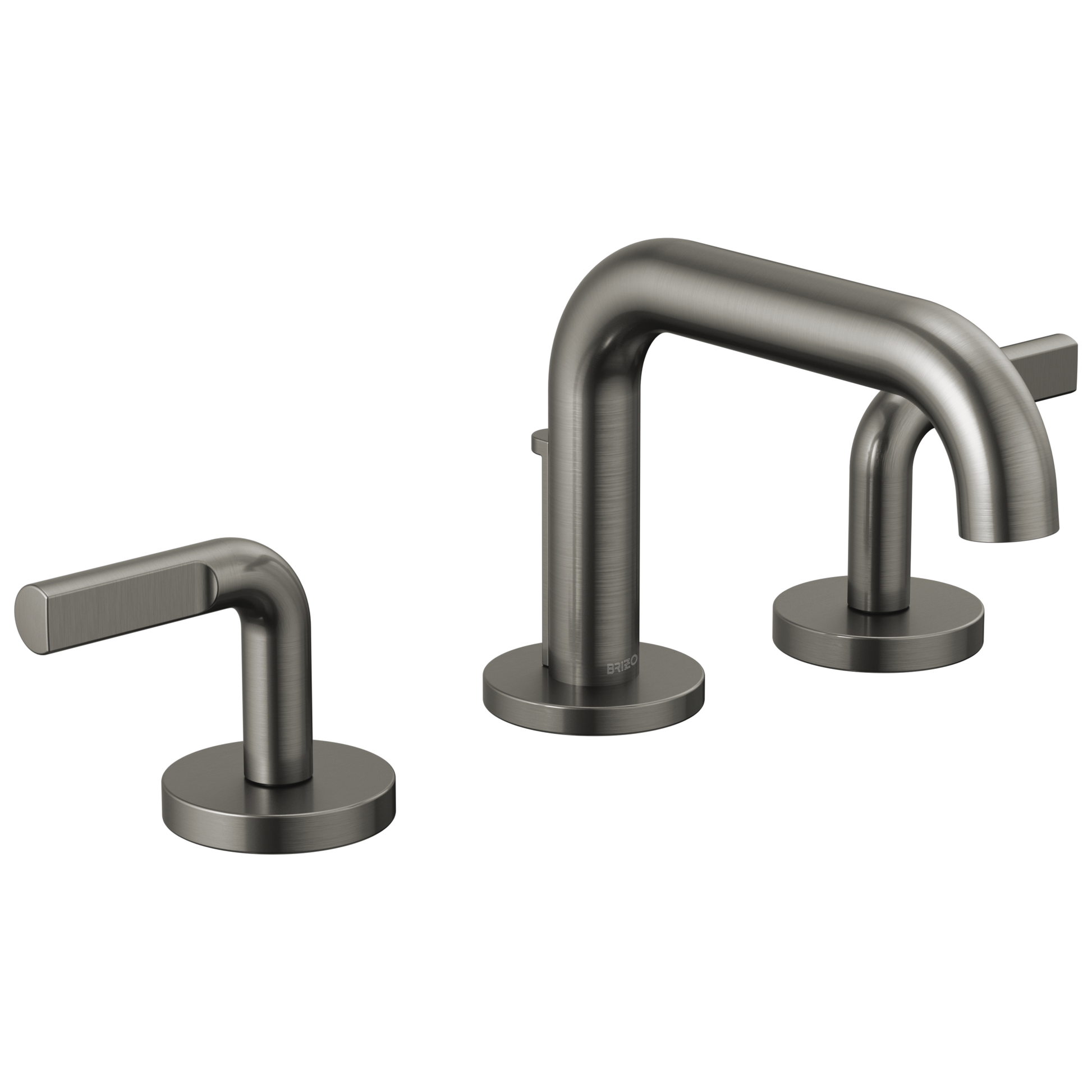 Brizo Litze Widespread Lavatory Faucet with Low Spout - Less Handles 1.5 GPM - Complete Kit - Matte Black