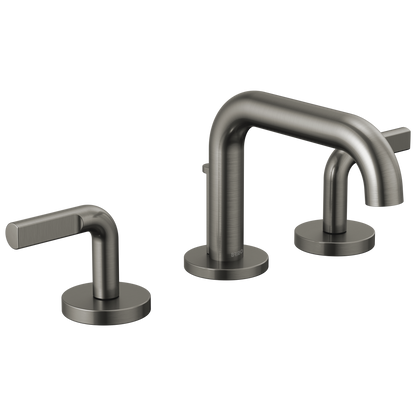 Brizo Litze Widespread Lavatory Faucet with Low Spout - Less Handles 1.5 GPM - Complete Kit - Matte Black