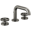 Brizo Litze Widespread Lavatory Faucet with Low Spout - Less Handles 1.5 GPM - Complete Kit - Matte Black