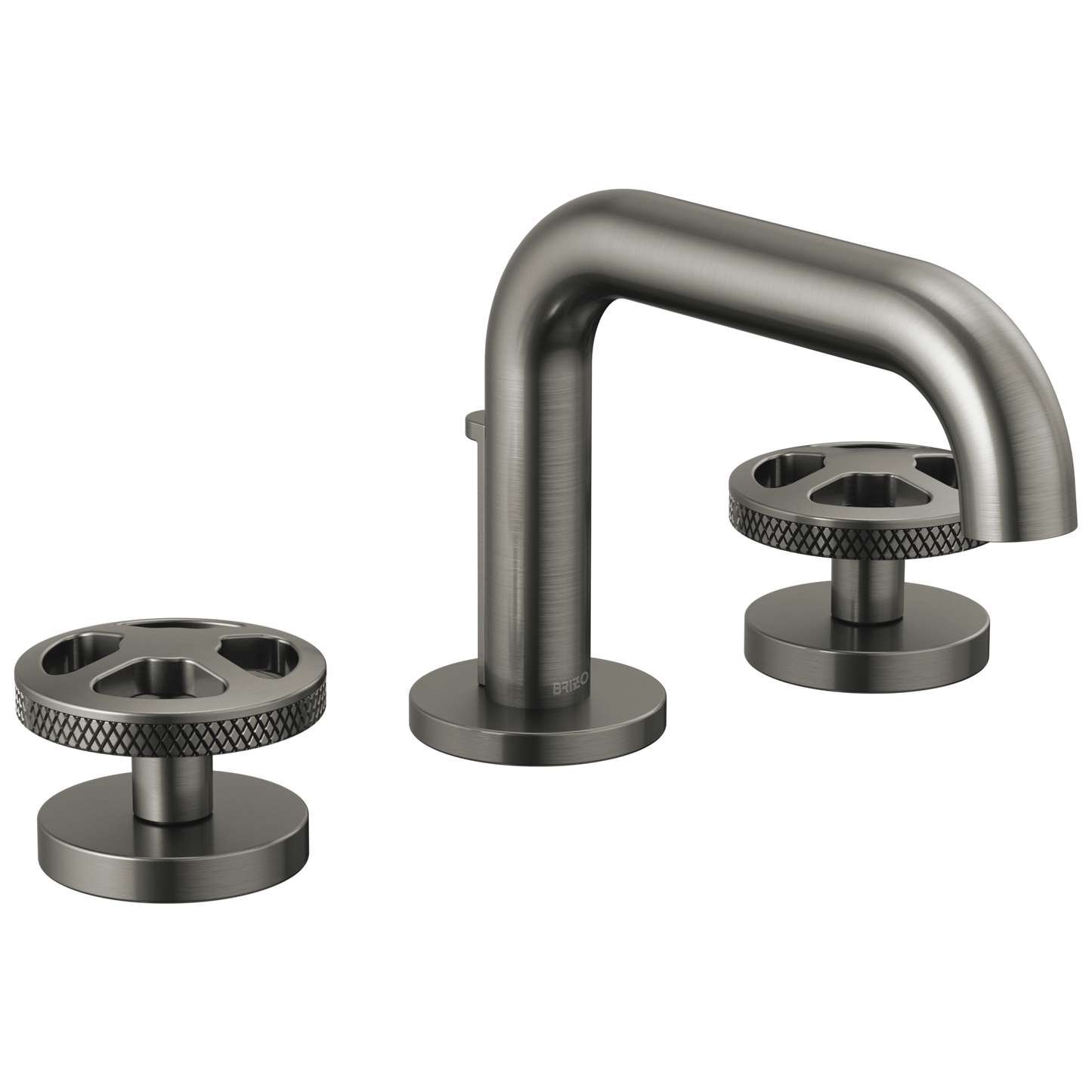 Brizo Litze Widespread Lavatory Faucet with Low Spout - Less Handles 1.5 GPM - Complete Kit - Matte Black
