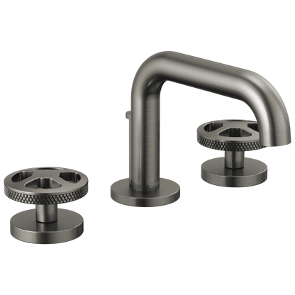 Brizo Litze Widespread Lavatory Faucet with Low Spout - Less Handles 1.5 GPM - Complete Kit - Matte Black