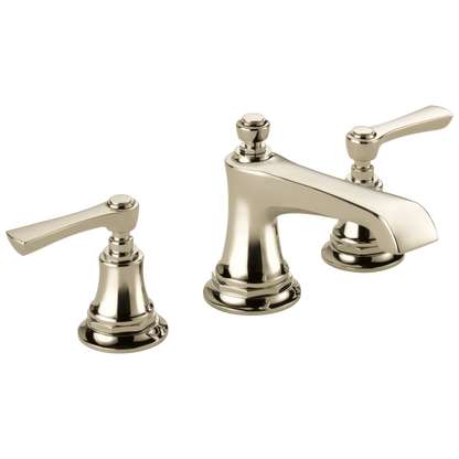 Brizo Rook Widespread Lavatory Faucet - Less Handles 1.2 GPM - Complete Kit - Brilliance® Polished Nickel