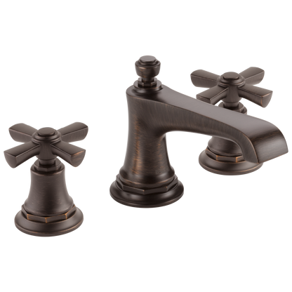 Brizo Rook Widespread Lavatory Faucet - Less Handles 1.2 GPM - Complete Kit - Venetian Bronze®