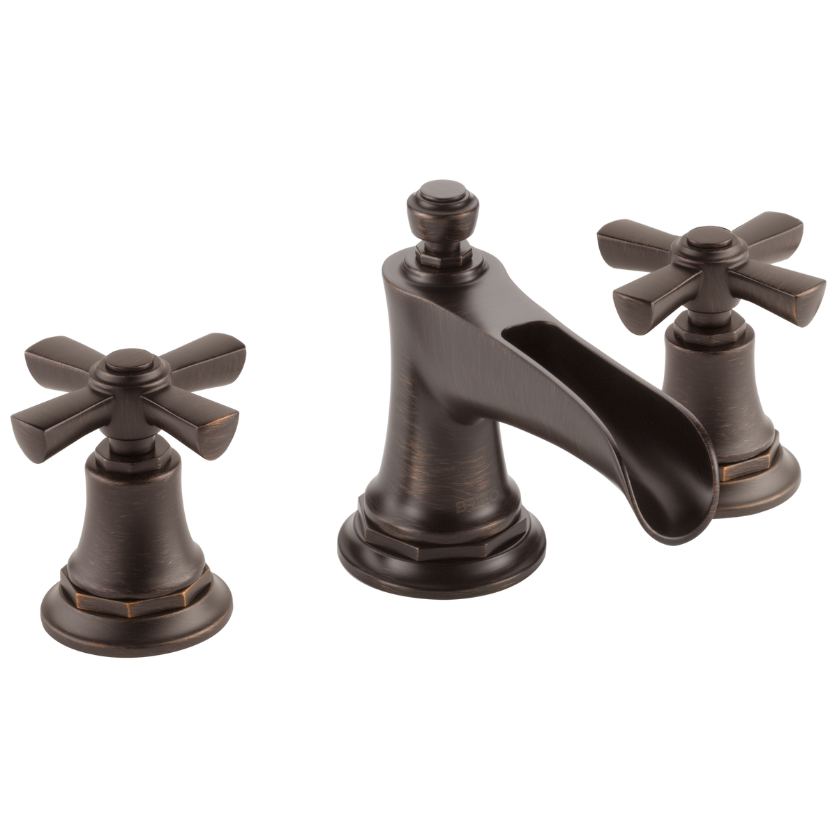 Brizo Rook Widespread Lavatory Faucet with Channel Spout - Less Handles 1.2 GPM - Complete Kit - Venetian Bronze®