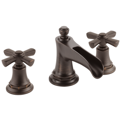 Brizo Rook Widespread Lavatory Faucet with Channel Spout - Less Handles 1.2 GPM - Complete Kit - Venetian Bronze®