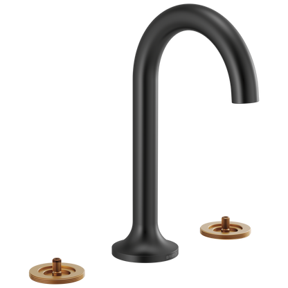 Jason Wu for Brizo Widespread Lavatory Faucet - Less Handles - Matte Black