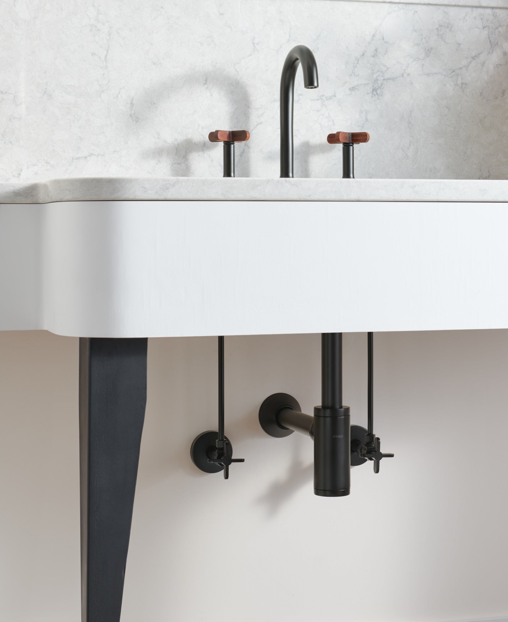 Jason Wu for Brizo Widespread Lavatory Faucet - Less Handles lifestyle