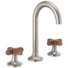 Brizo Odin Widespread Lavatory Faucet - Less Handles - Complete Kit - Brilliance® Brushed Nickel