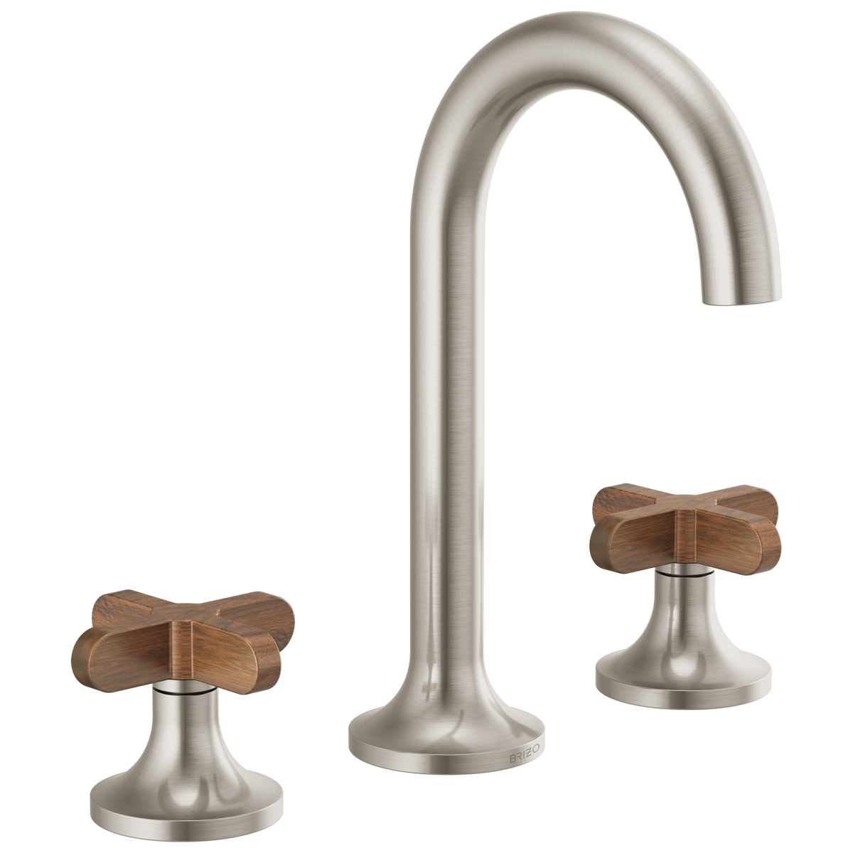 Brizo Odin Widespread Lavatory Faucet - Less Handles - Complete Kit - Brilliance® Brushed Nickel