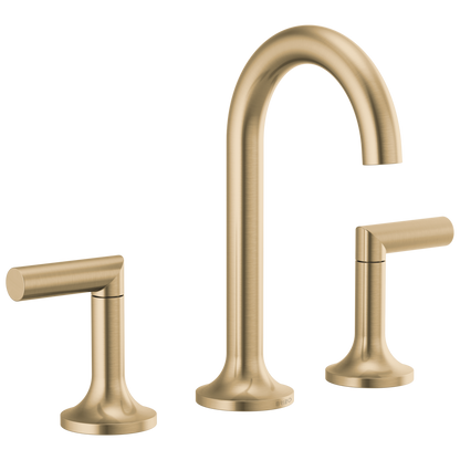 Brizo Odin Widespread Lavatory Faucet - Less Handles - Complete Kit - Brilliance® Luxe Gold®
