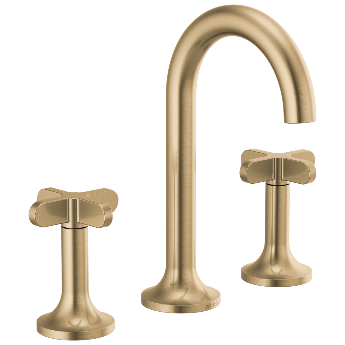 Brizo Odin Widespread Lavatory Faucet - Less Handles - Complete Kit - Brilliance® Luxe Gold®