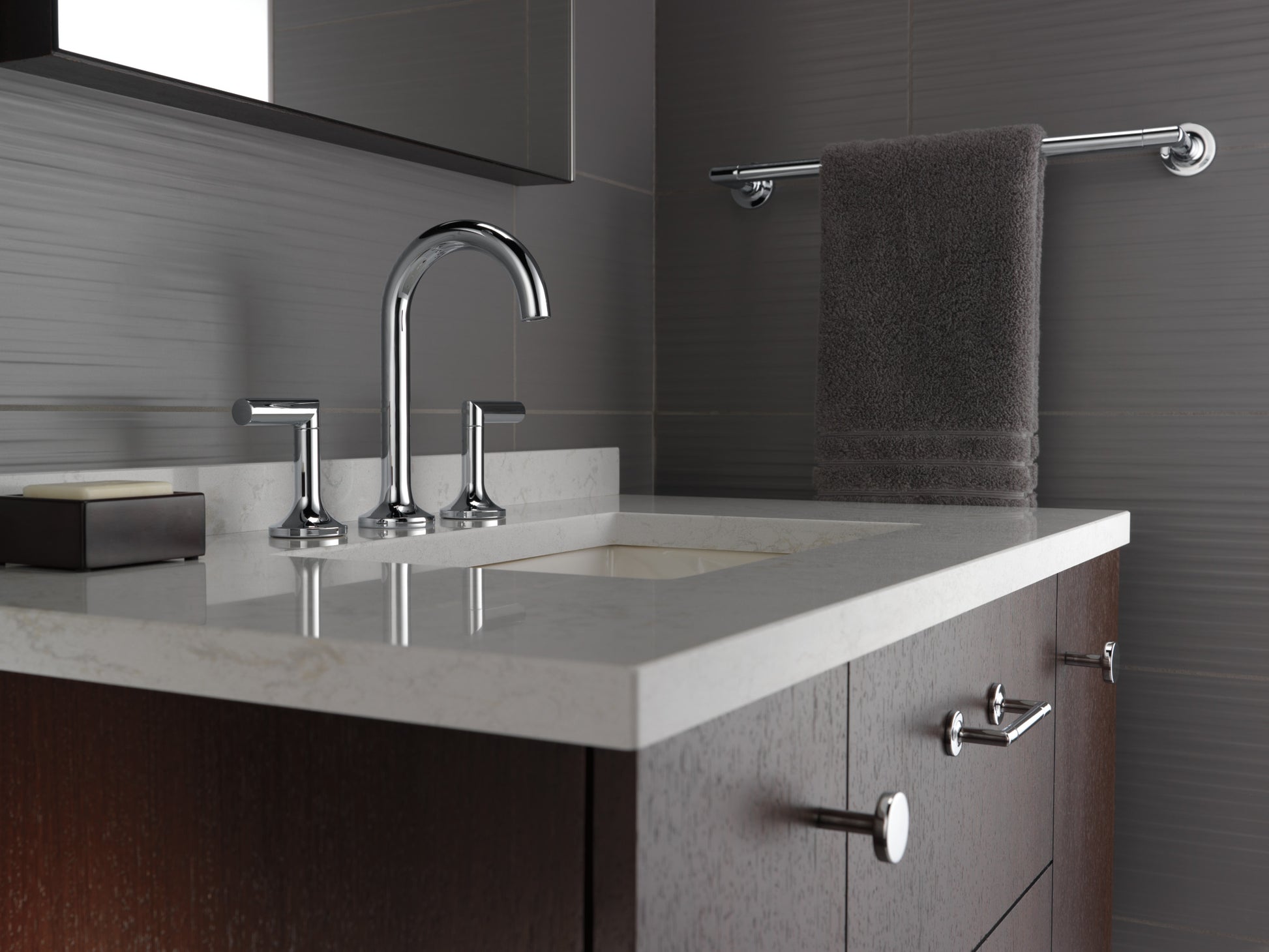 Jason Wu for Brizo Widespread Lavatory Faucet - Less Handles lifestyle