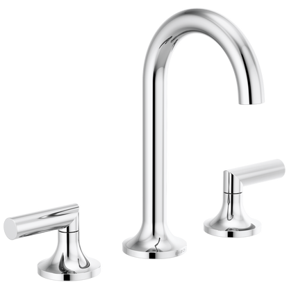 Brizo Odin Widespread Lavatory Faucet - Less Handles - Complete Kit - Polished Chrome