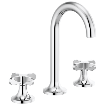 Brizo Odin Widespread Lavatory Faucet - Less Handles - Complete Kit - Polished Chrome