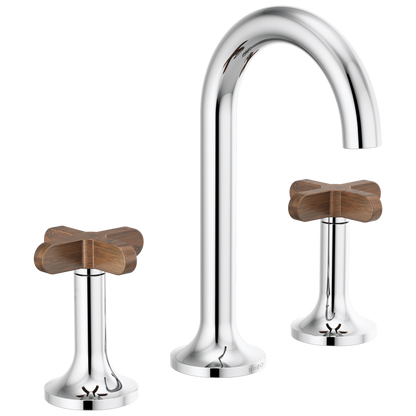 Brizo Odin Widespread Lavatory Faucet - Less Handles - Complete Kit - Polished Chrome