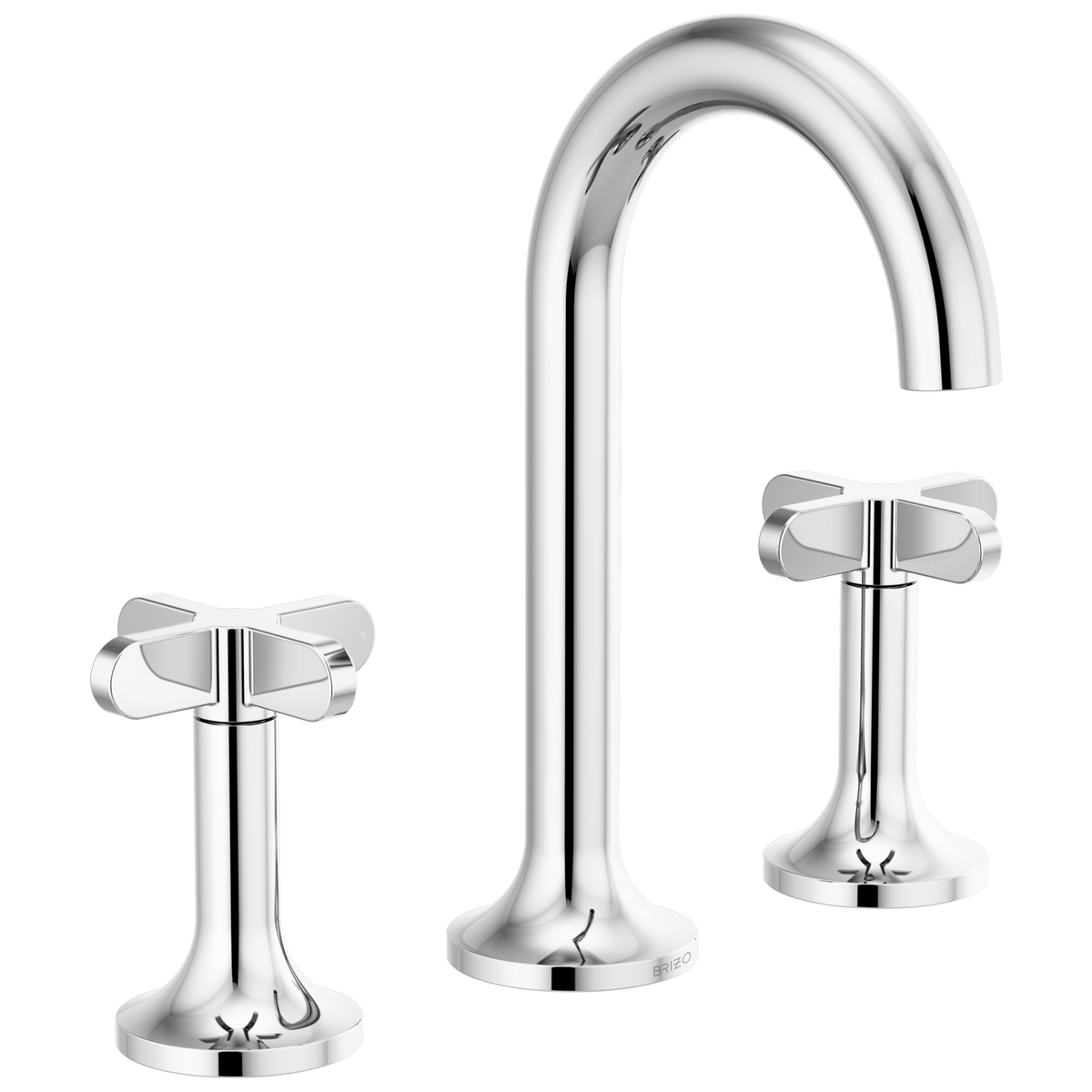 Brizo Odin Widespread Lavatory Faucet - Less Handles - Complete Kit - Polished Chrome