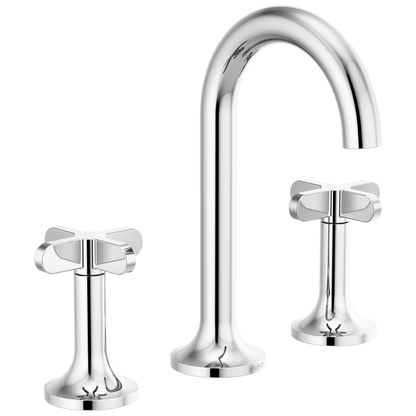 Brizo Odin Widespread Lavatory Faucet - Less Handles - Complete Kit - Polished Chrome