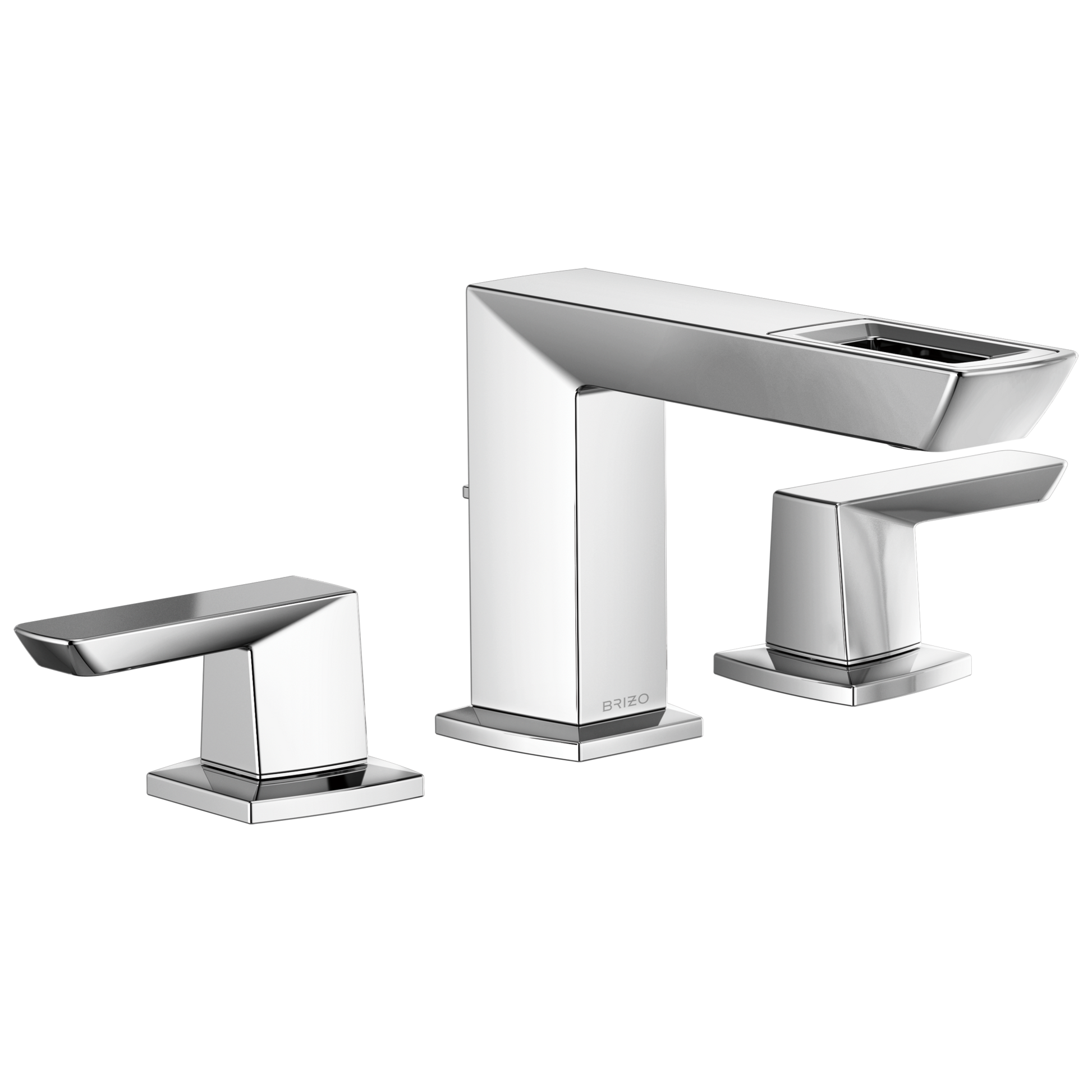 Vettis Widespread Lavatory Faucet With Open-Flow Spout 1.2 GPM - Polished Chrome