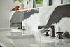 Levoir Widespread Lavatory Faucet With Low Spout - Less Handles lifestyle