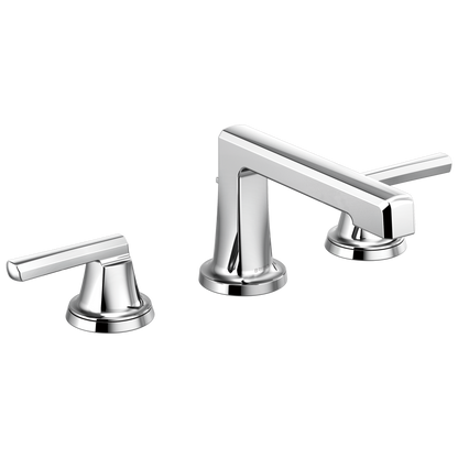 Brizo Levoir Widespread Lavatory Faucet with Low Spout - Less Handles 1.2 GPM - Complete Kit - Polished Chrome