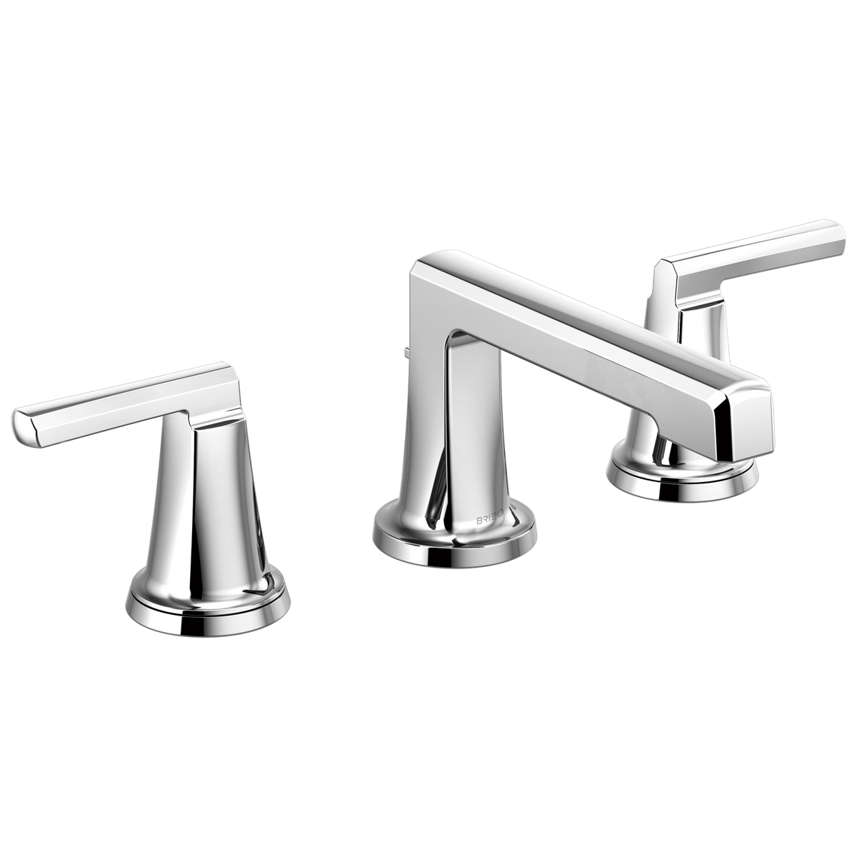 Brizo Levoir Widespread Lavatory Faucet with Low Spout - Less Handles 1.2 GPM - Complete Kit - Polished Chrome