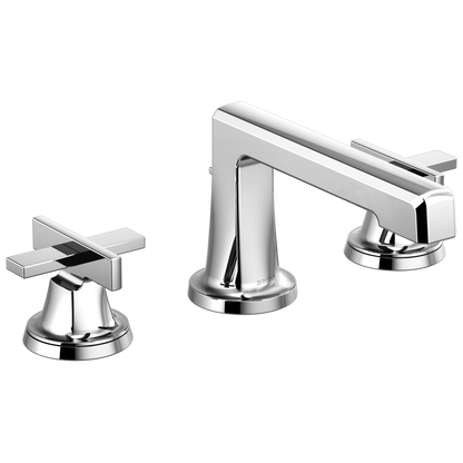 Brizo Levoir Widespread Lavatory Faucet with Low Spout - Less Handles 1.5 GPM - Complete Kit - Chrome