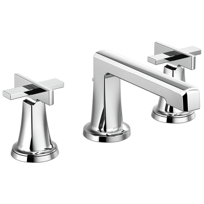 Brizo Levoir Widespread Lavatory Faucet with Low Spout - Less Handles 1.5 GPM - Complete Kit - Chrome