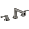 Brizo Levoir Widespread Lavatory Faucet with Low Spout - Less Handles 1.2 GPM - Complete Kit - Brilliance® Luxe Steel®